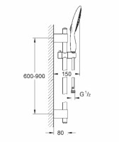 GROHE POWER&SOUL CONJUNTO DUCHA